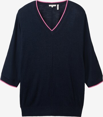 Tom Tailor Women + Sweater in Blue: front