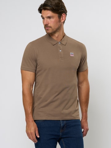 VINSON Regular fit Overhemd 'Mike' in Bruin: voorkant