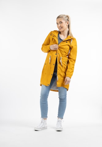 Manteau fonctionnel Schmuddelwedda en jaune