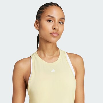 ADIDAS PERFORMANCE Αθλητικό τοπ 'Designed for Training' σε κίτρινο