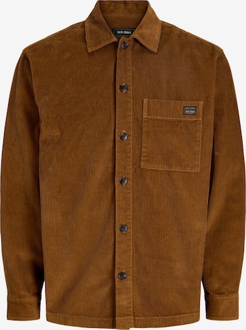 JACK & JONES Regularny krój Kurtka przejściowa 'JJZac' w kolorze brązowy: przód