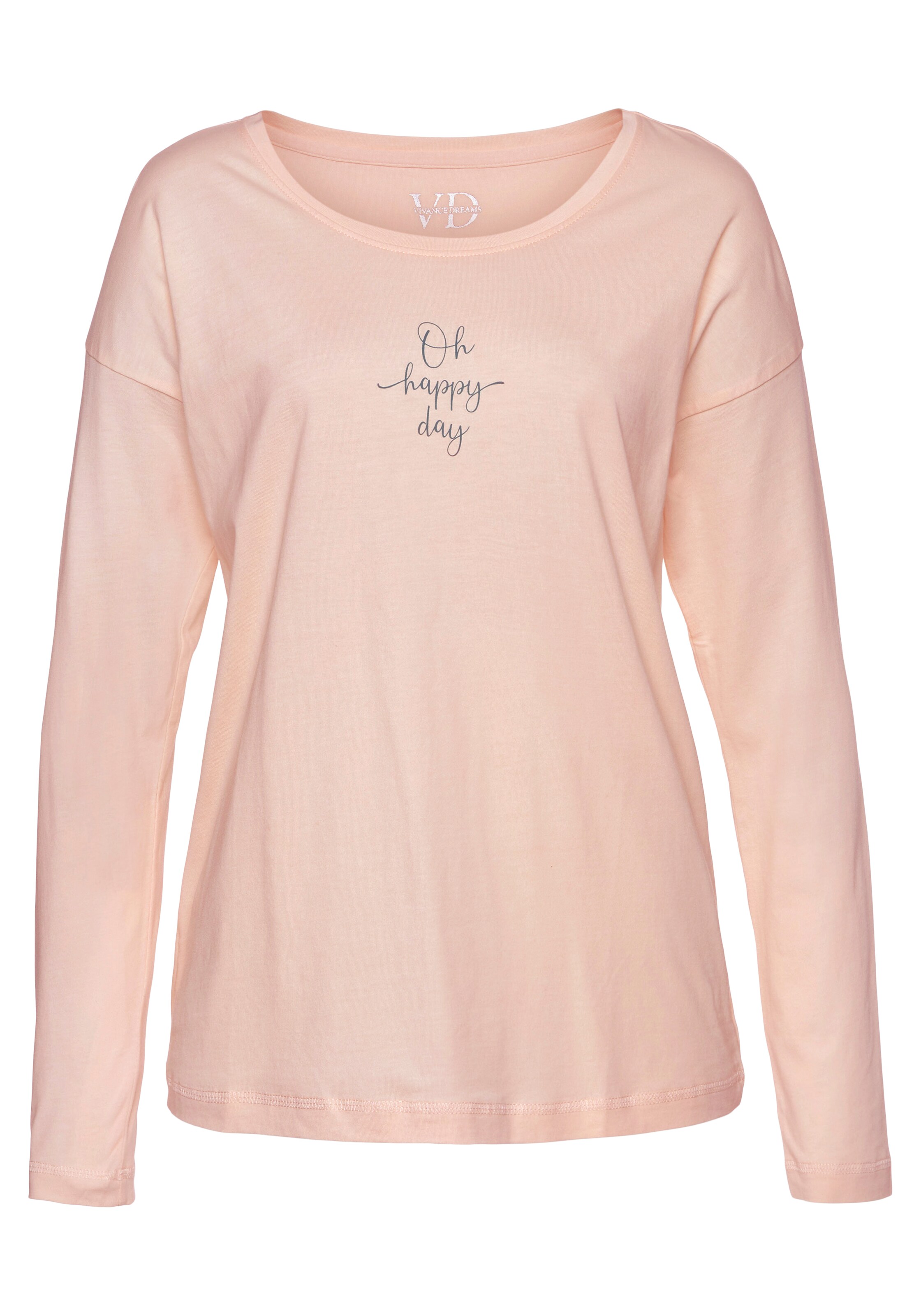 rozā VIVANCE Pidžamas krekls 'Dreams': no priekšpuses