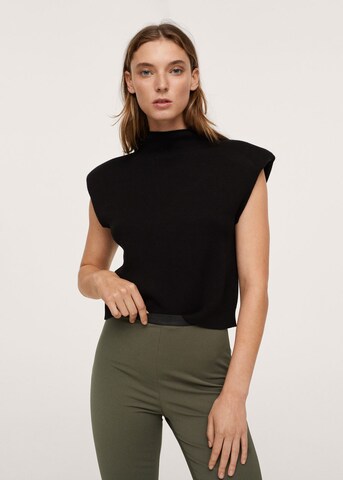 MANGO Skinny Pants 'Paola' in Green: front