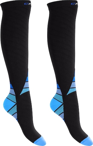 cflex Sportsocken 'Performance' in Blau: Vorderseite