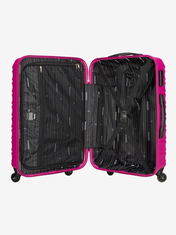 Wittchen Kofferset Hartschalenkoffer 3tlg. 'GROOVE Line' in Pink
