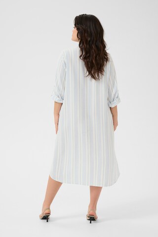 KAFFE CURVE Jurk 'Mille' in Blauw
