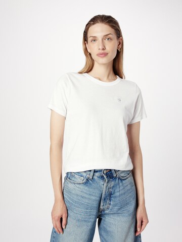 Tricou 'Core' de la G-Star RAW pe alb: față