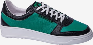 Club Shoes Relics Sneakersy niskie 'Mönchengladbach' w kolorze zielony: przód