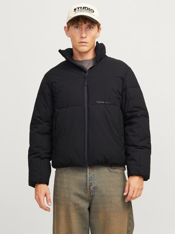 JACK & JONES - Casaco meia-estação 'JORVesterbro' em preto: frente