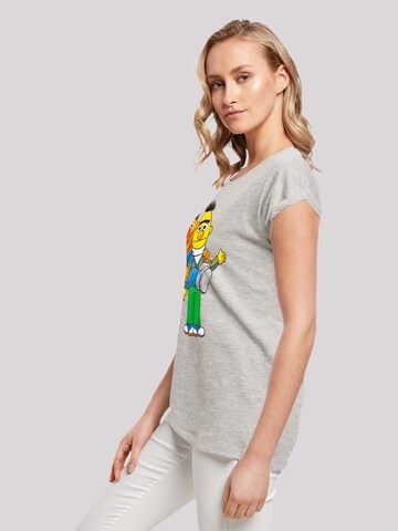 F4NT4STIC Shirt 'Sesame Street Ernie & Bert' in Grijs