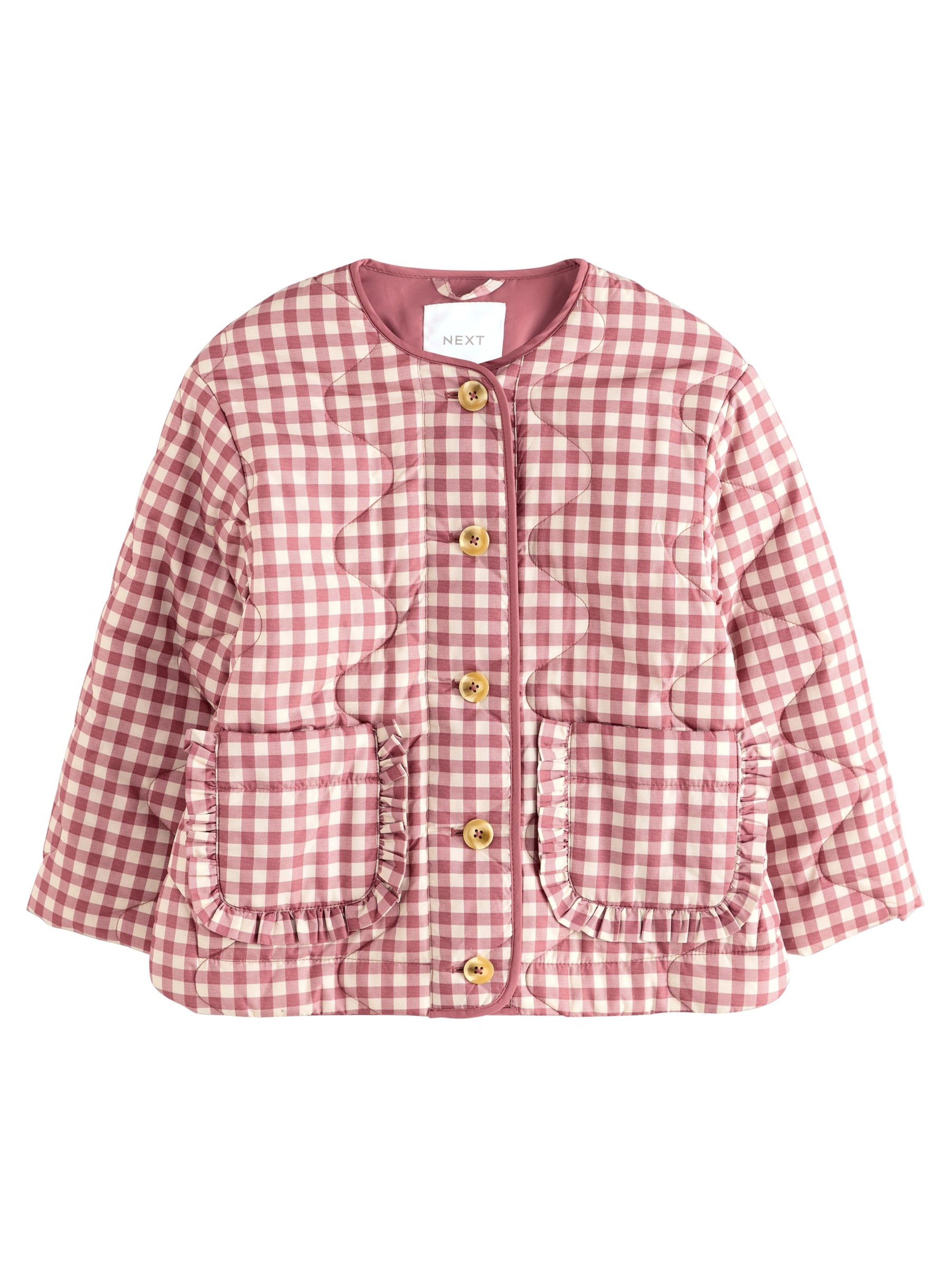 Next Övergångsjacka i rosa: framsida