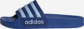 ADIDAS PERFORMANCE Beach & Pool Shoes 'Adilette' in Blue: front