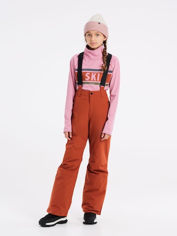 PROTEST Loosefit Sporthose 'SUNNY JR' in Rot