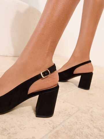 Escarpins à bride arrière Friends Like These en noir