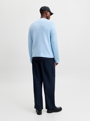 JACK & JONES Sweater 'JORSALAMANCO' in Blue