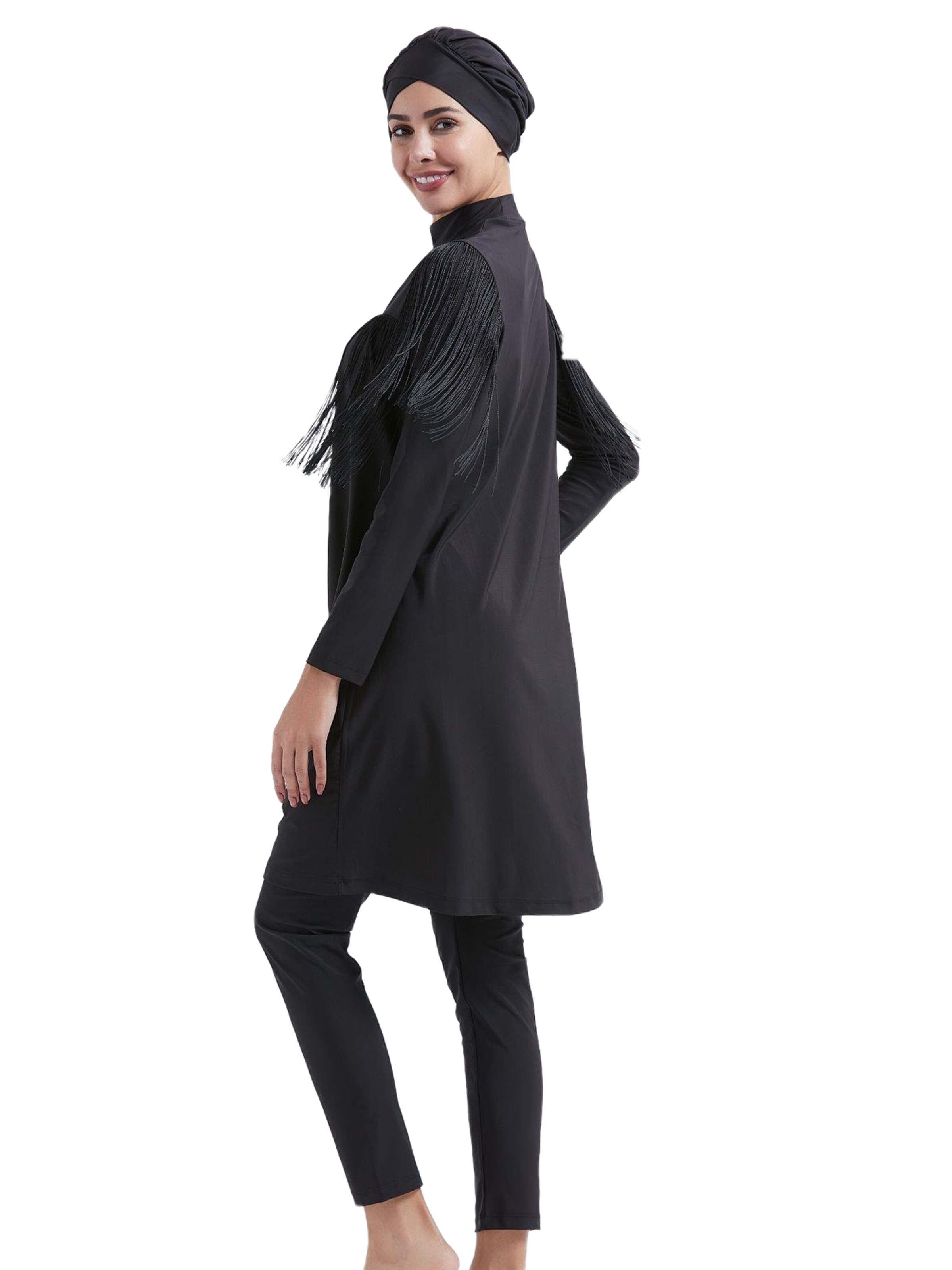 C&City Hijab Badeanzug in Schwarz