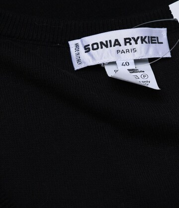 Sonia Rykiel Baumwoll-Pullover M in Schwarz