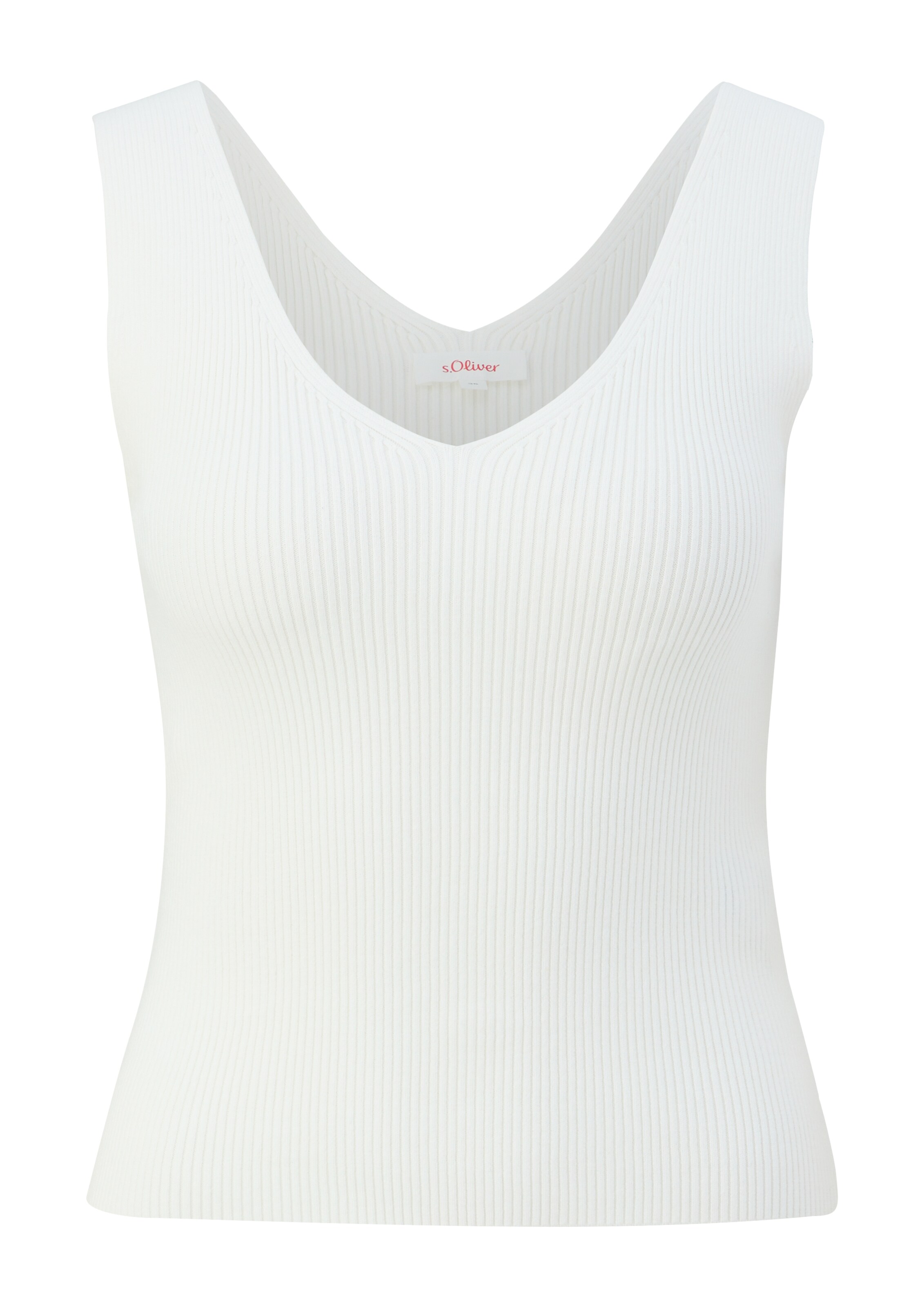 s.Oliver Sticktop in Weiß: Vorderseite