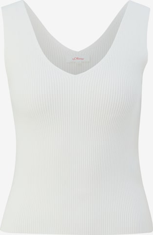 s.Oliver Knitted Top in White: front