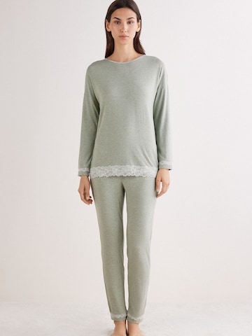 INTIMISSIMI Pyjama in Grün: Vorderseite