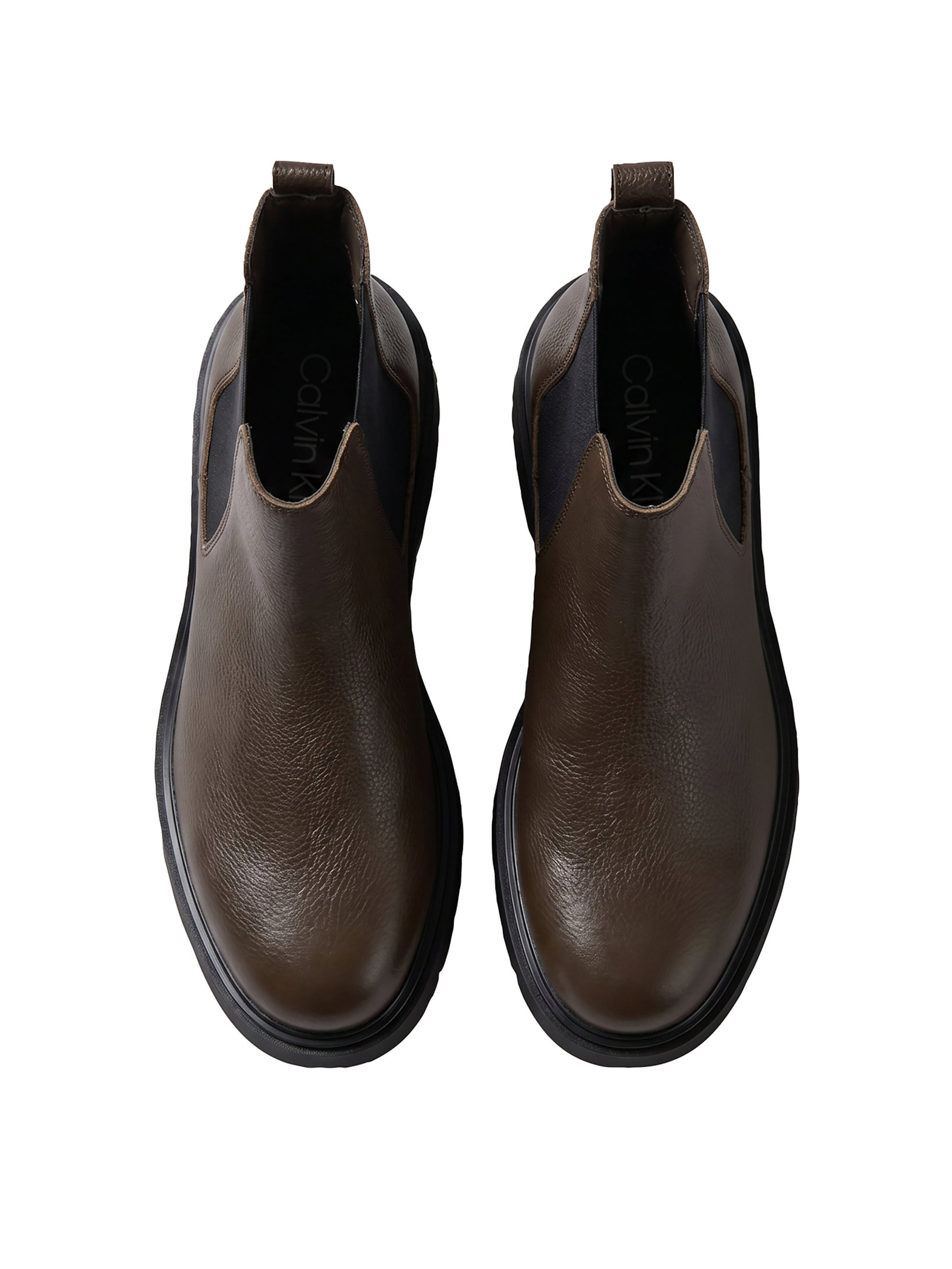 Calvin Klein Jeans Chelsea boots in Brown