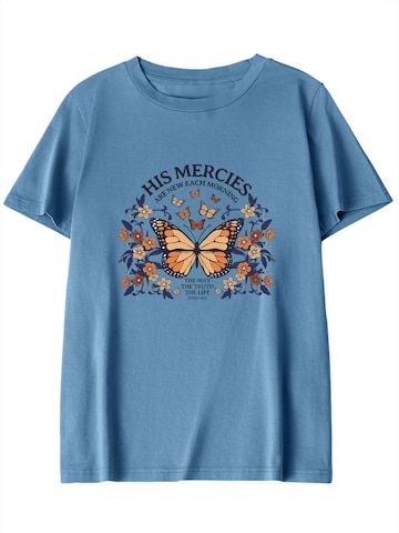 GORHEY Shirt 'Women's Summer Casual Cotton T-Shirt'‌‌‌‌‌‌ in Blau