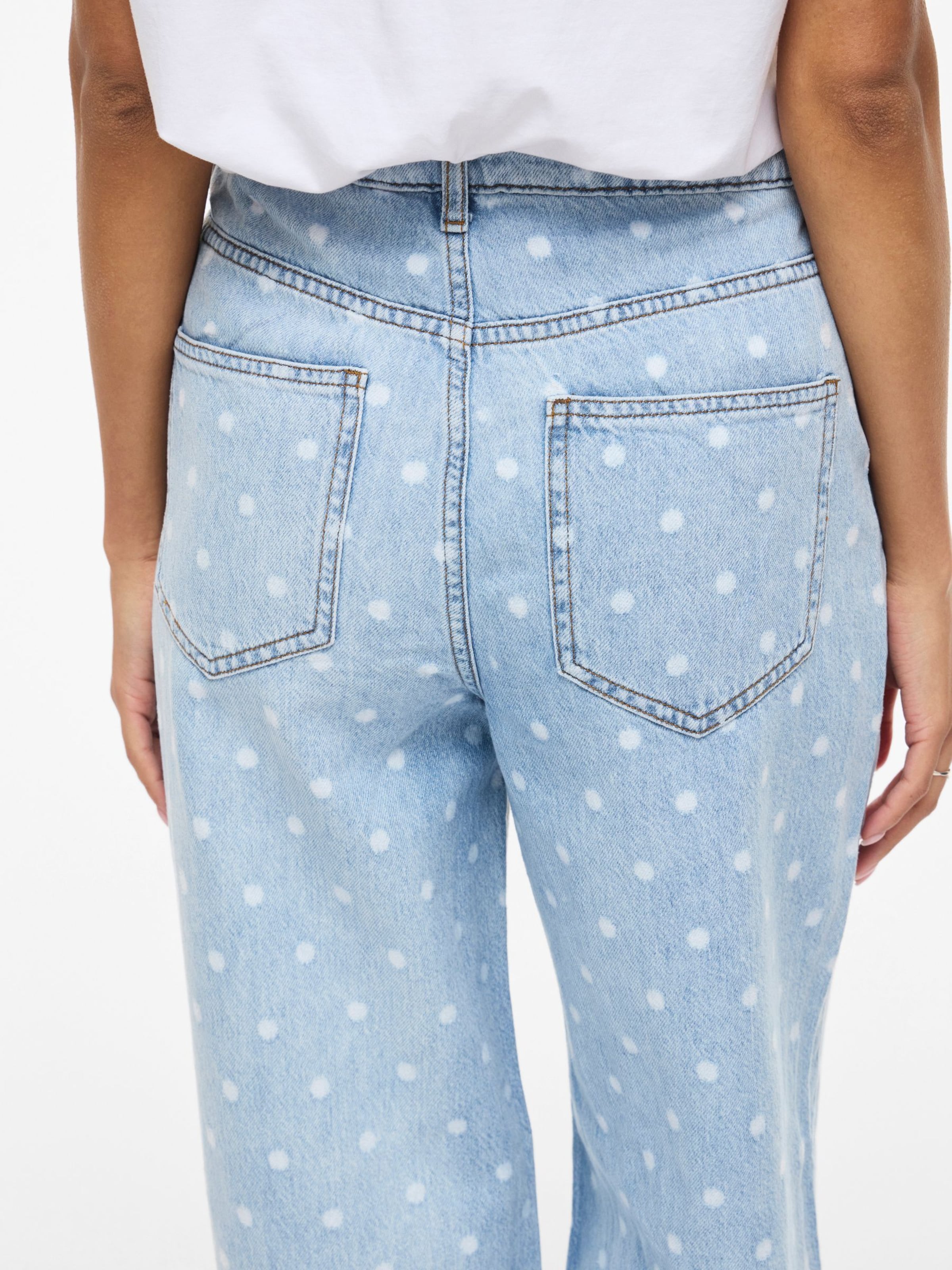 Wide leg Jeans 'VIFREYA' di VILA in blu