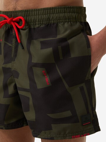 Bogner Fire + Ice Badeshorts 'Nelson' in Grün