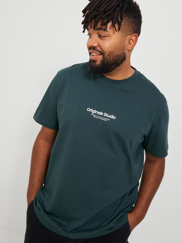 T-Shirt 'Vesterbro' Jack & Jones Plus en vert