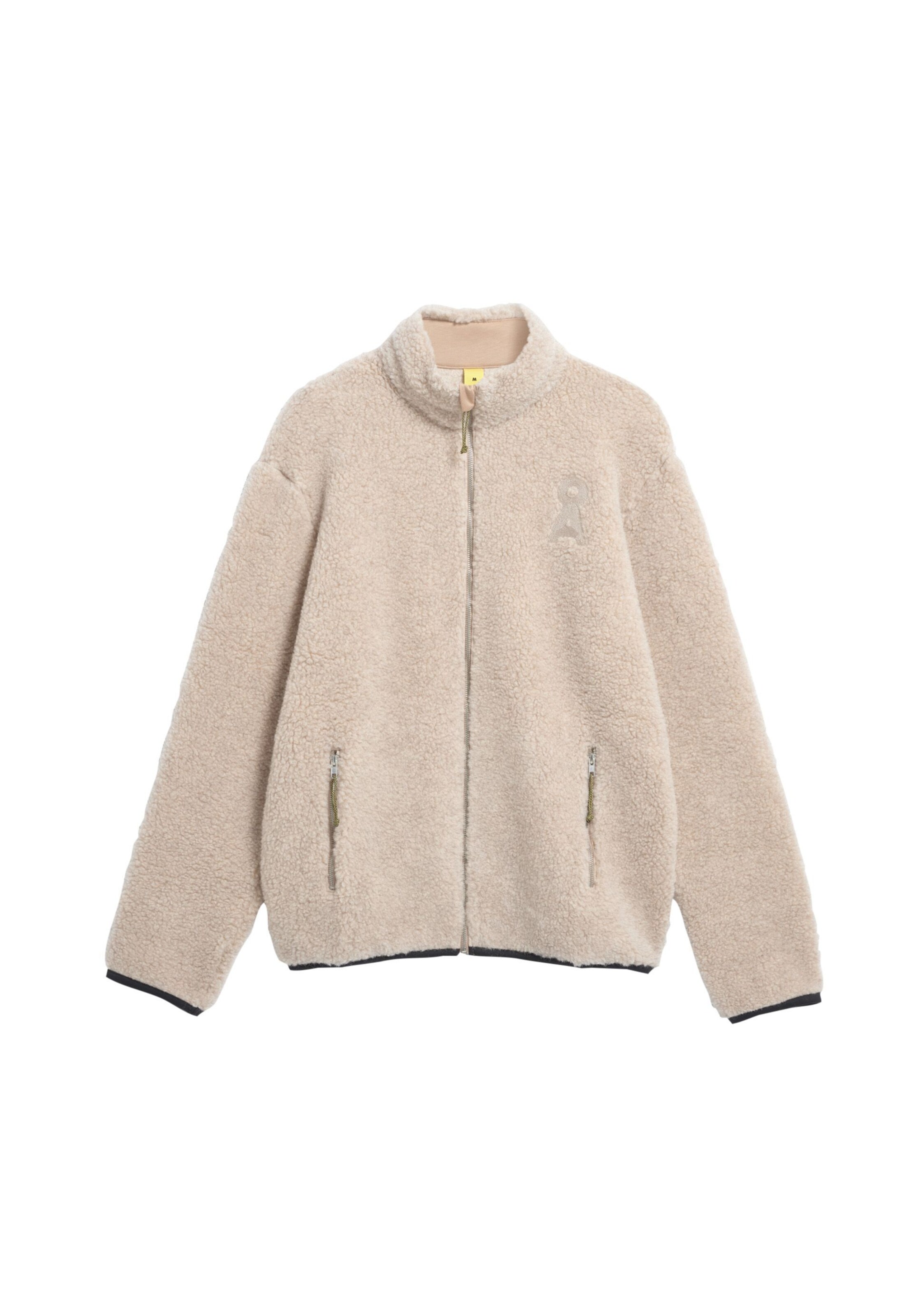 ARMEDANGELS Overshirt WOOL BLEND FLEECE in Beige: Vorderseite