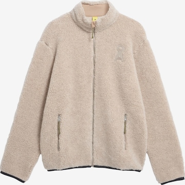 ARMEDANGELS Overshirt WOOL BLEND FLEECE in Beige: Vorderseite