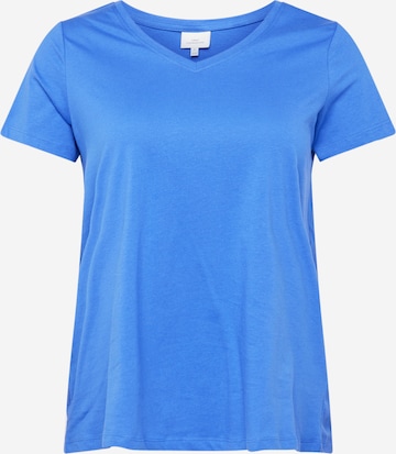 ONLY Carmakoma Shirt 'BONNIE' in Blauw: voorkant
