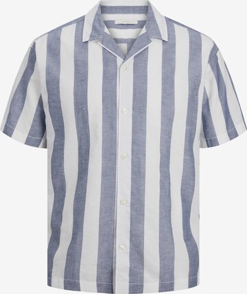 JACK & JONES Button Up Shirt in Blue: front