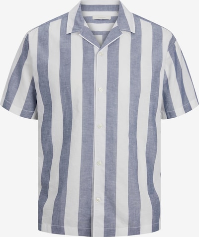 JACK & JONES Button Up Shirt in Smoke blue / White, Item view