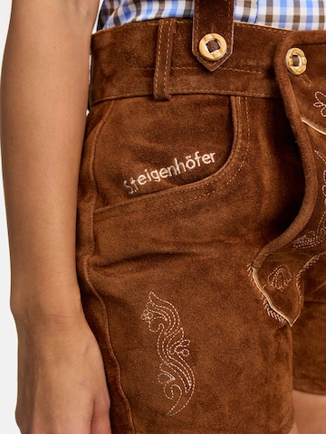 Steigenhöfer Regular Traditional Pants in Brown