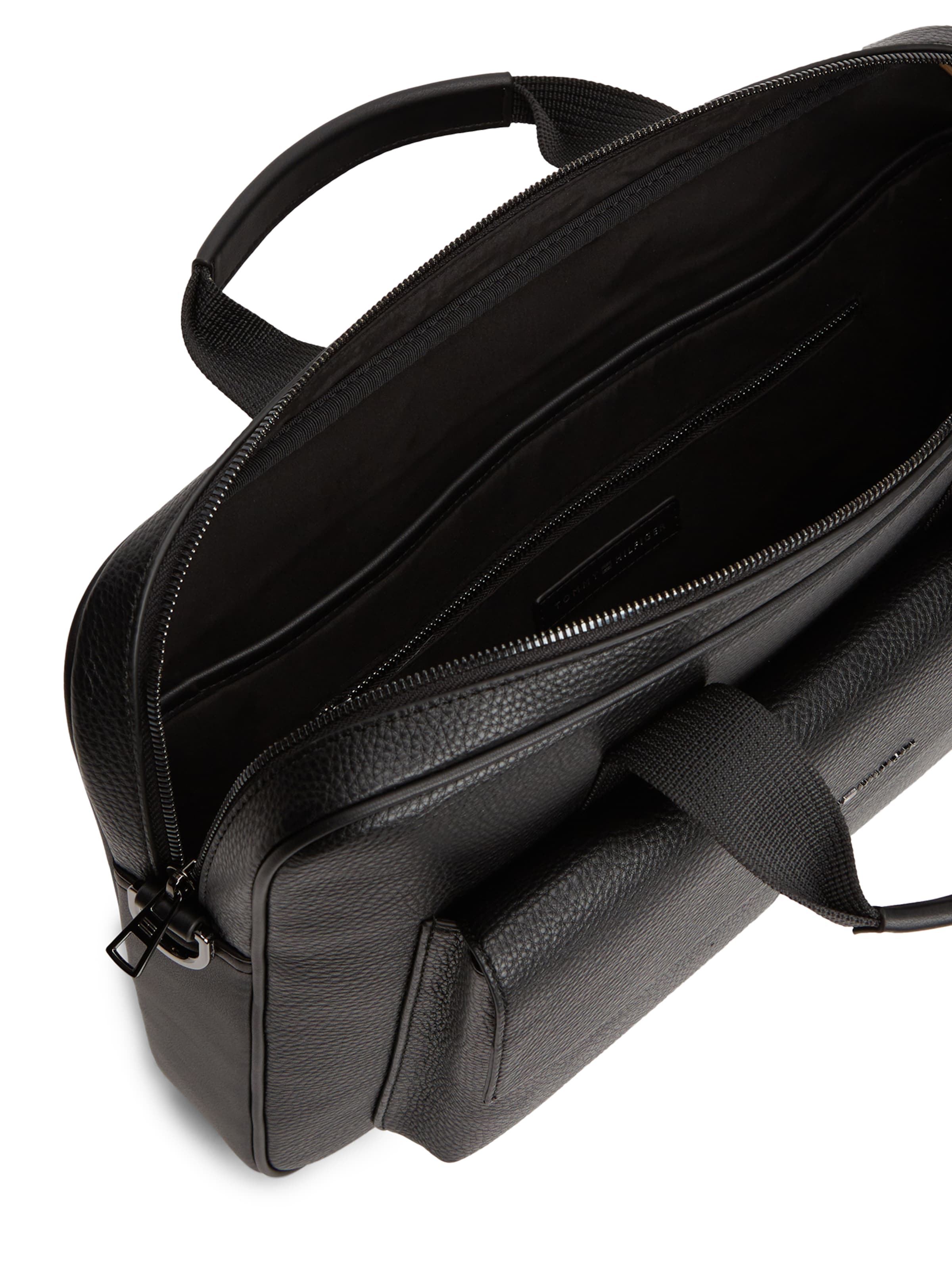Sac d’ordinateur portable 'Central' TOMMY HILFIGER en noir