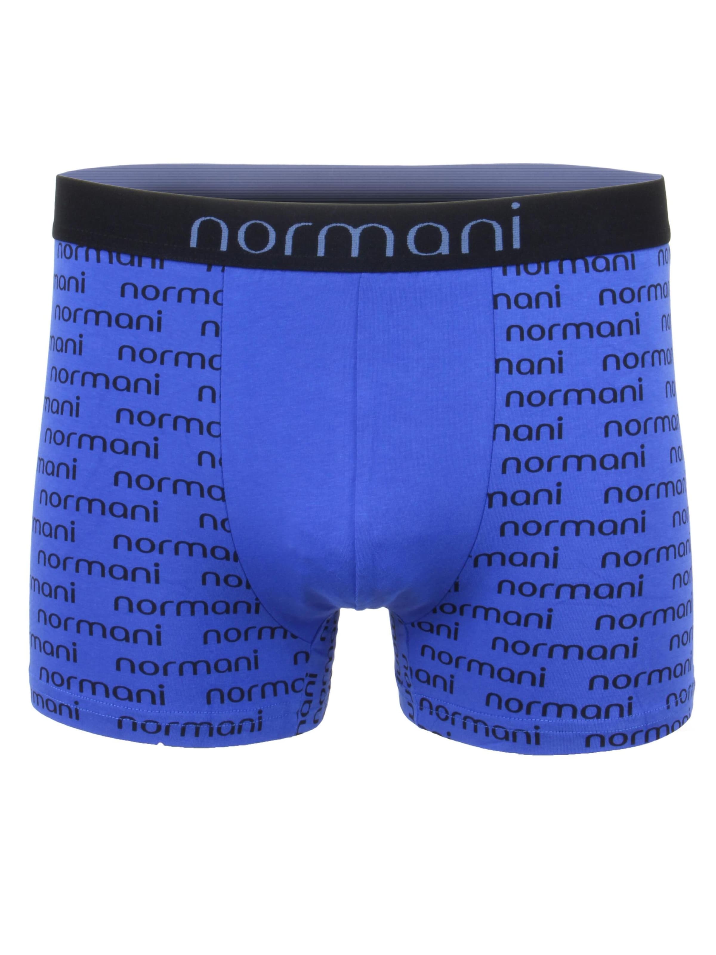 Boxers normani en bleu : devant
