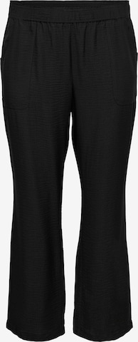 Loosefit Pantalon 'VMCOtea' Vero Moda Curve en noir : devant