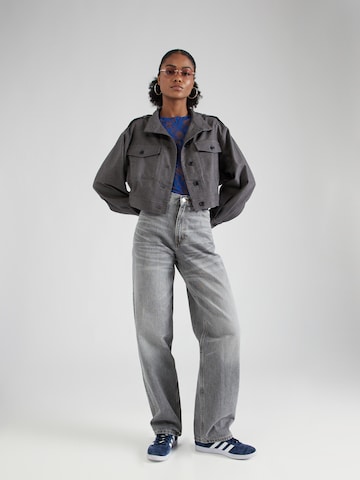 WEEKDAY Wide leg Jeans 'Rail' in Grey