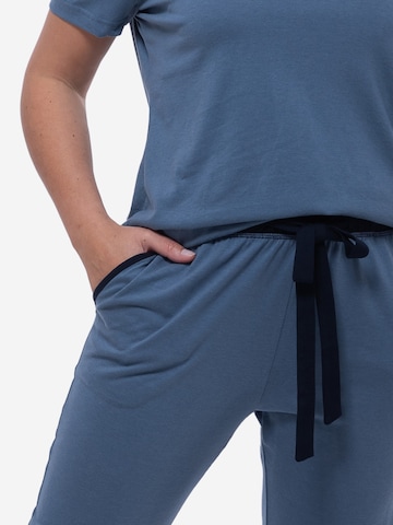 Ammann Pajama 'Night & Home' in Blue