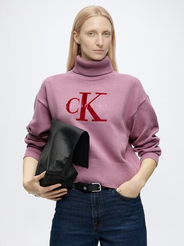 Calvin Klein Jeans Pullover in Lila
