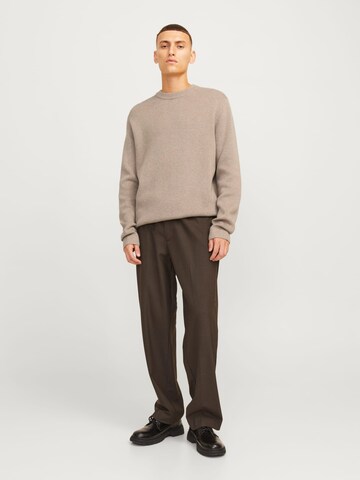 JACK & JONES Sweater 'Blamilano' in Brown
