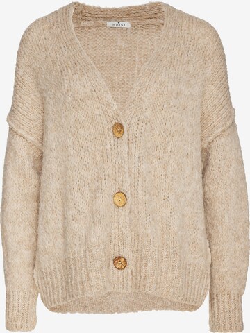 Decay Knit Cardigan in Beige: front