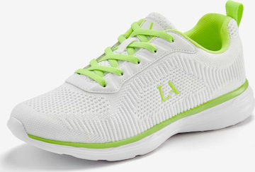 Baskets basses LASCANA en blanc : devant