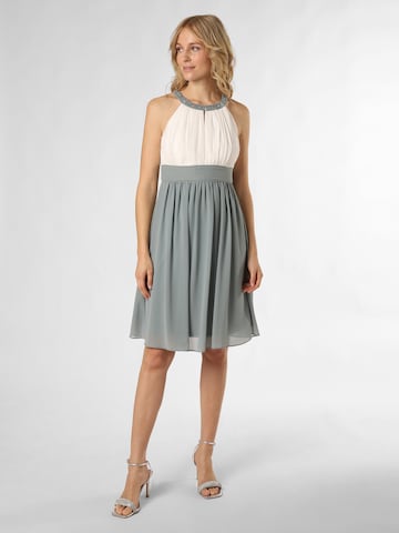 Robe de cocktail Marie Lund en gris : devant