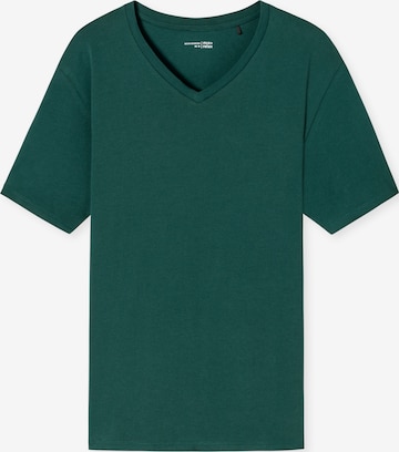 SCHIESSER Undershirt 'Mix & Relax' in Green: front