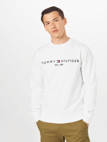 balta TOMMY HILFIGER Megztinis be užsegimo: priekis