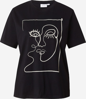 T-shirt 'SYBIL' VILA en noir : devant