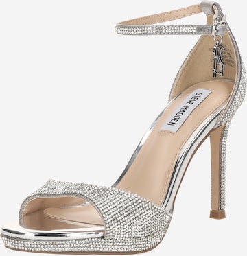 STEVE MADDEN Sandały z rzemykami 'Evers-R' w kolorze srebrny: przód