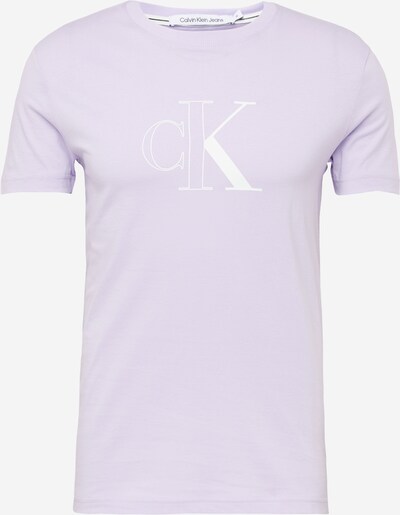 Calvin Klein Jeans T-Shirt in lavendel / weiß, Produktansicht